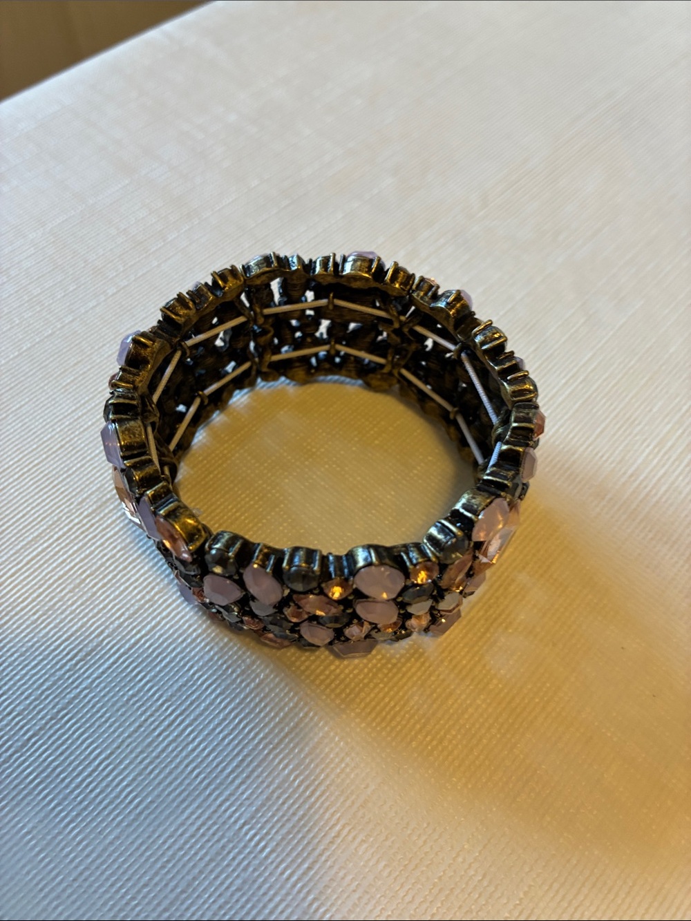 Chloe + Isabel Lavender and Gunmetal Stretch Bracelet - Picture 11 of 12